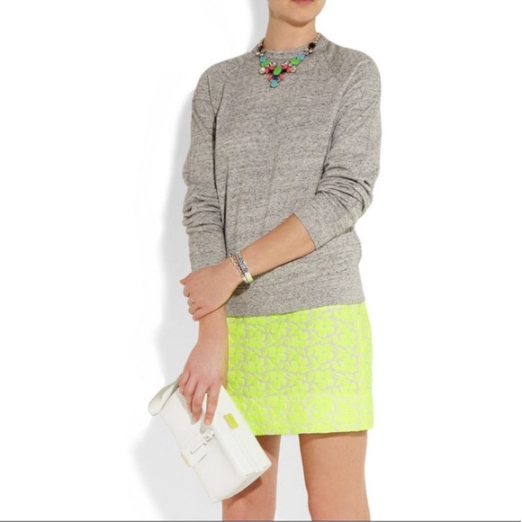 J. Crew bright floral embroidered skirt - Picture 2 of 9